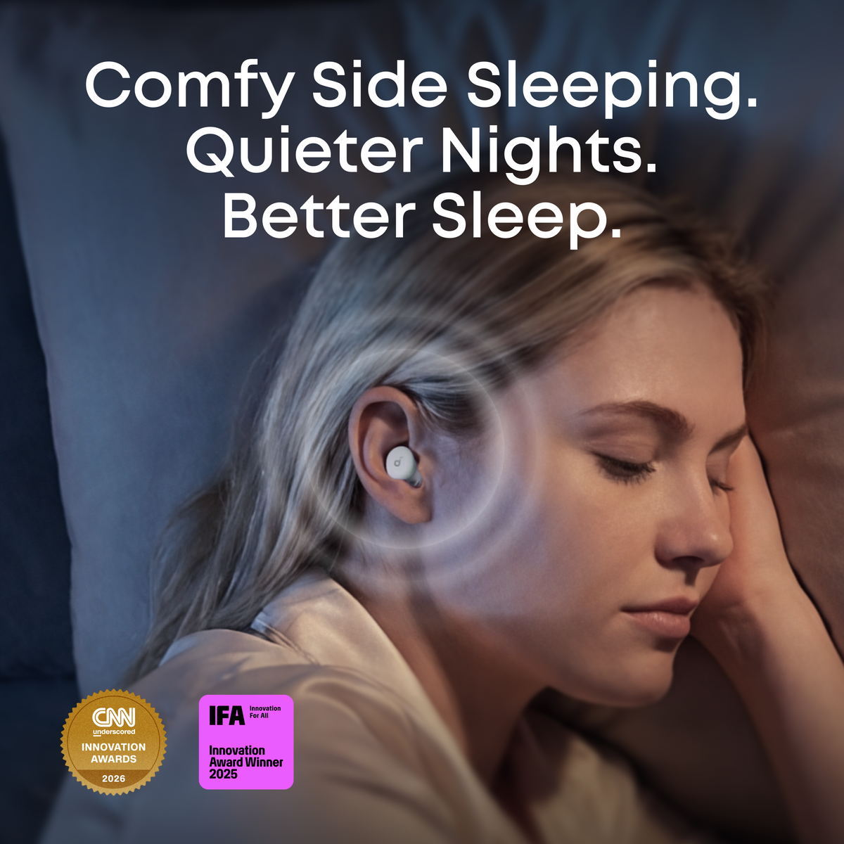 soundcore Sleep A30 Special / Sleep A30 | The World's First Sleep Earbuds with a Triple Noise Reduction System
