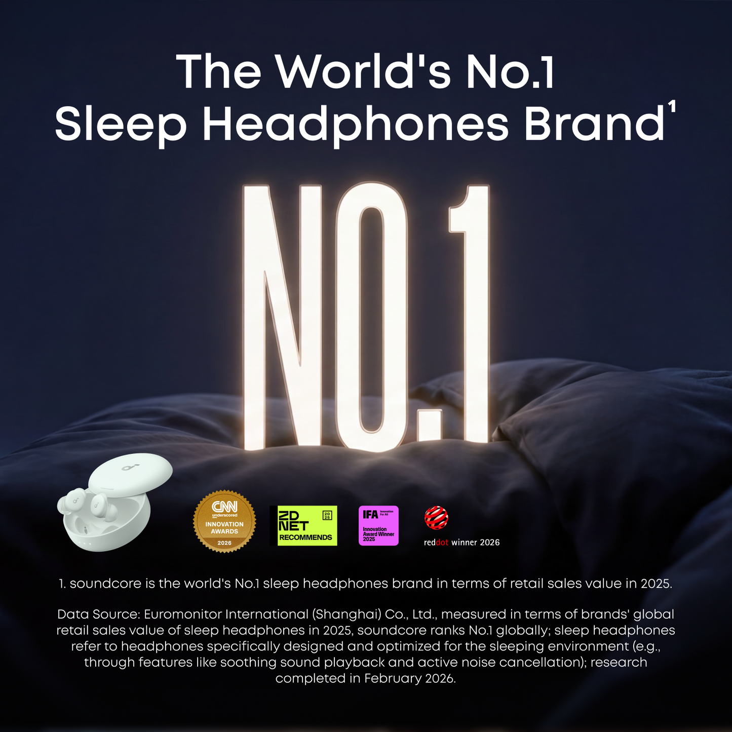 soundcore Sleep A30 Special / Sleep A30 | The World's First Sleep Earbuds with a Triple Noise Reduction System