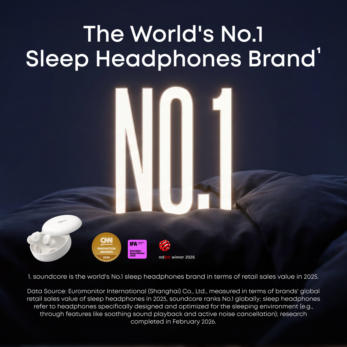 soundcore Sleep A30 Special / Sleep A30 | The World's First Sleep Earbuds with a Triple Noise Reduction System