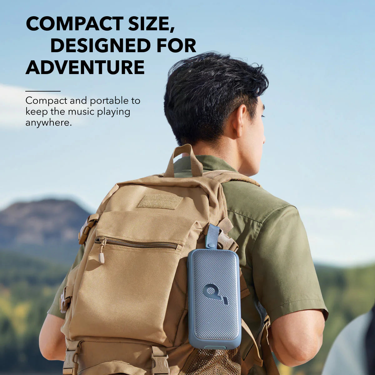 soundcore portable speaker with compact size for adventure