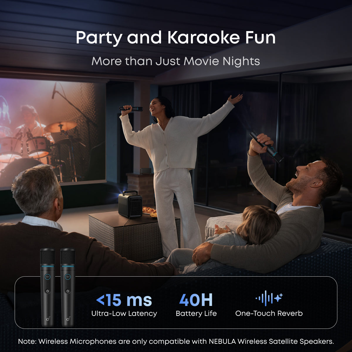 soundcore Nebula X1 Accessory Pack | Ultimate Audio for Movie Nights