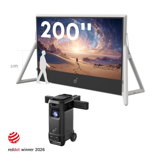 soundcore Nebula X1 Pro + 200-Inch Inflatable Screen Bundle