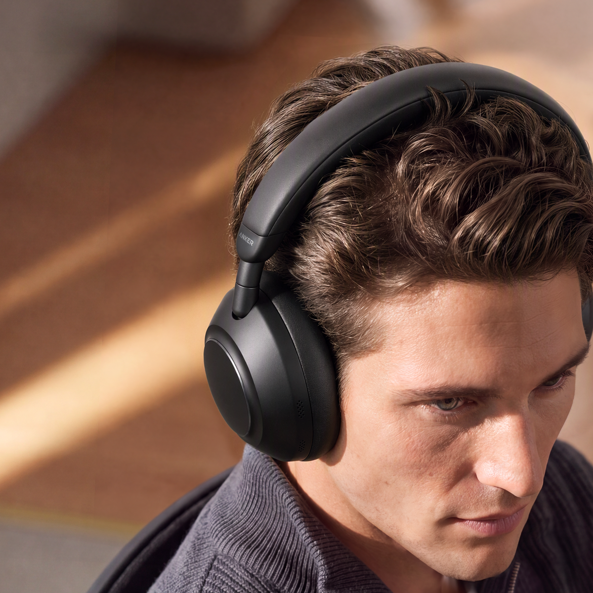 Anker soundcore Space 2 Pro | Over Ear Headphones with Thus™ AI for Clear Calls