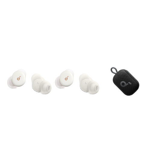 2 Pairs of soundcore Sleep A30 Earbuds + Select 4 Go Speaker