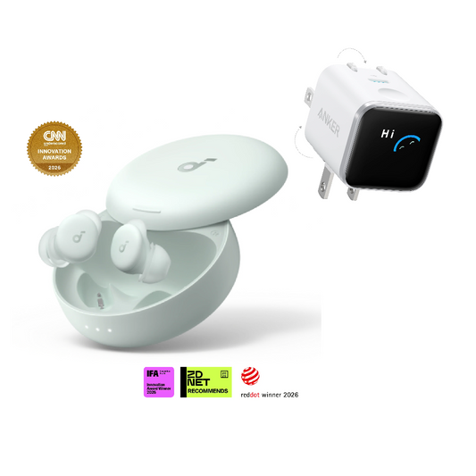 soundcore Sleep A30 Earbuds + Anker Nano Charger(45W, 180° Foldable)