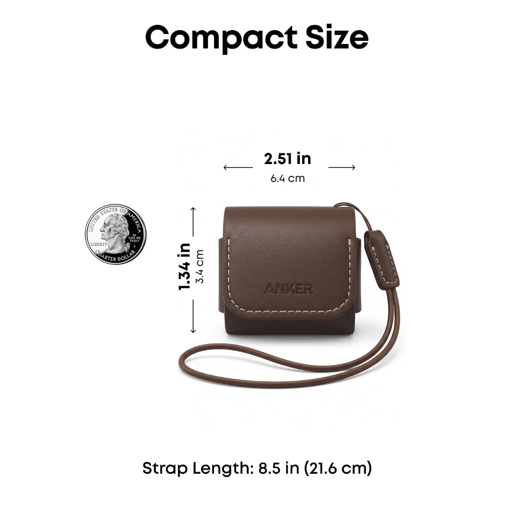 Anker soundcore Earbuds Travel Case (Brown)