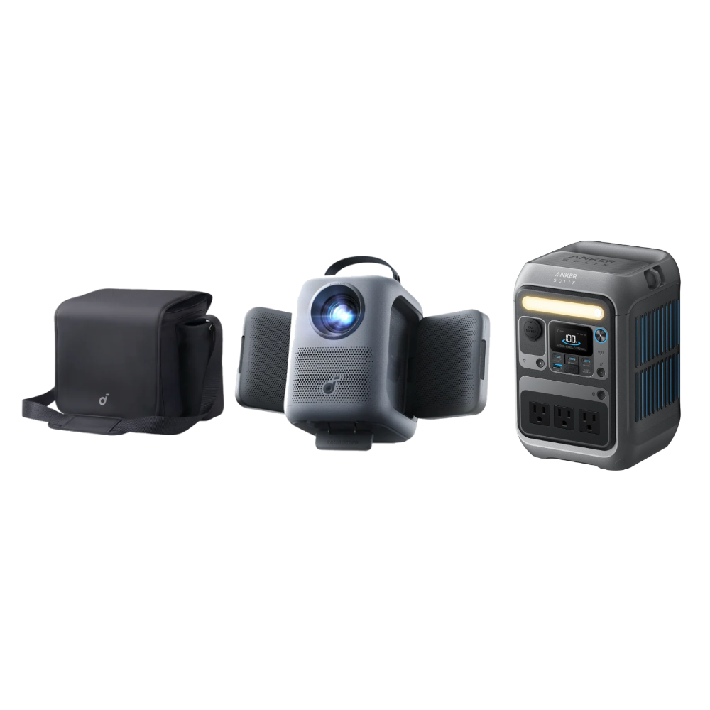 soundcore Nebula P1i | World's First Smart Portable Projector with Flippable Speakers