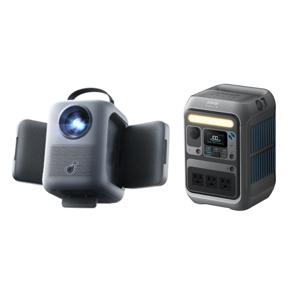 soundcore Nebula P1i | World's First Smart Portable Projector with Flippable Speakers