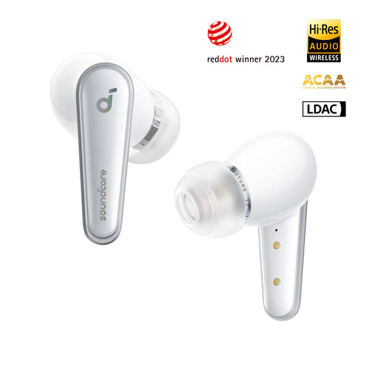 soundcore earbuds with Hi-Res LDAC and Red Dot Award