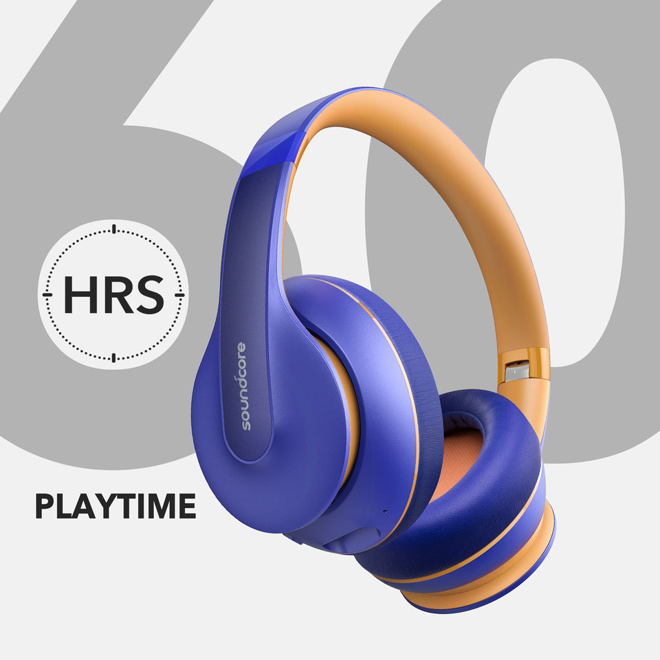 soundcore headphones with 60 hours playtime in