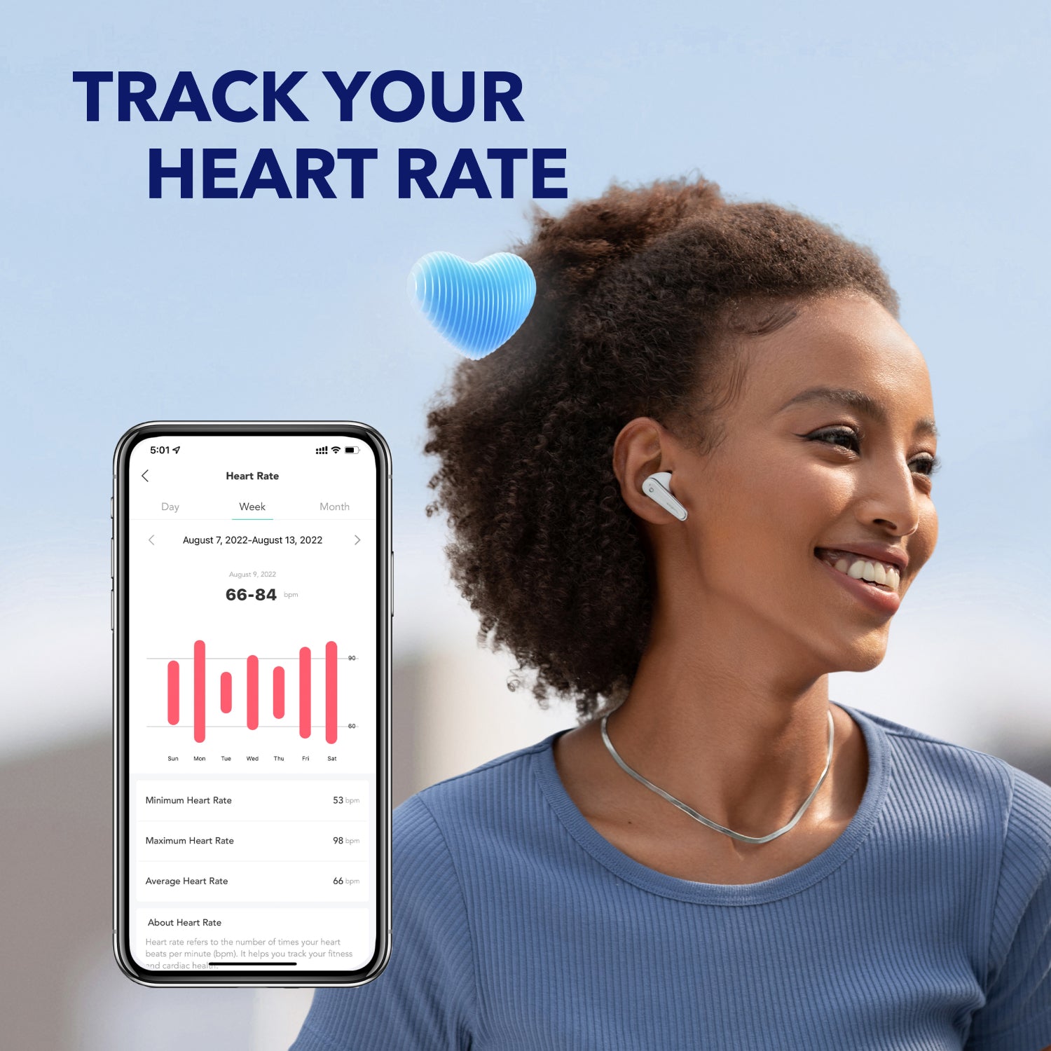 soundcore earbuds with heart rate tracking feature