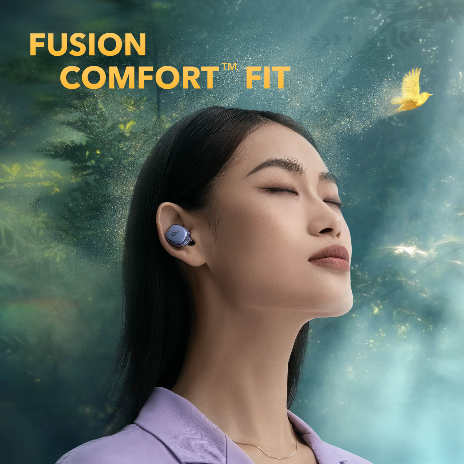 soundcore earbuds with fusion comfort fit for immersive listening