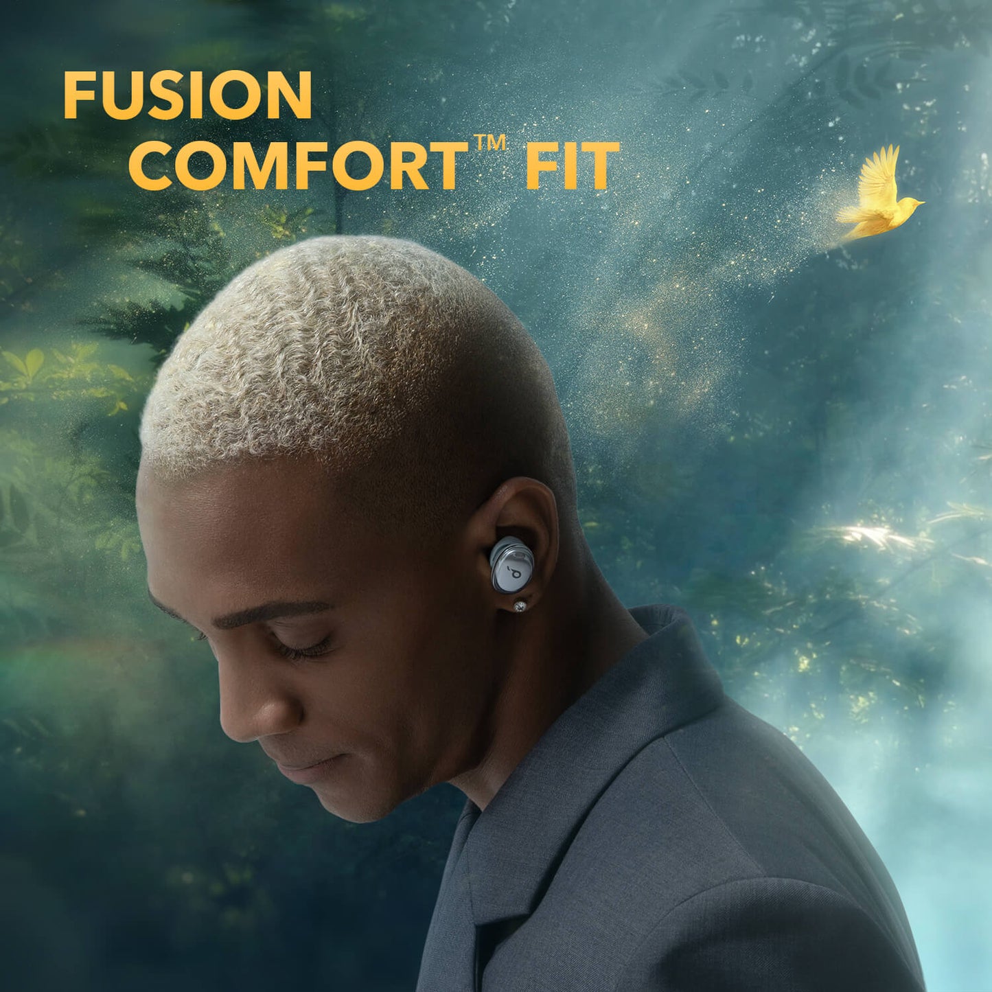 soundcore earbuds with Fusion Comfort for ergonomic fit