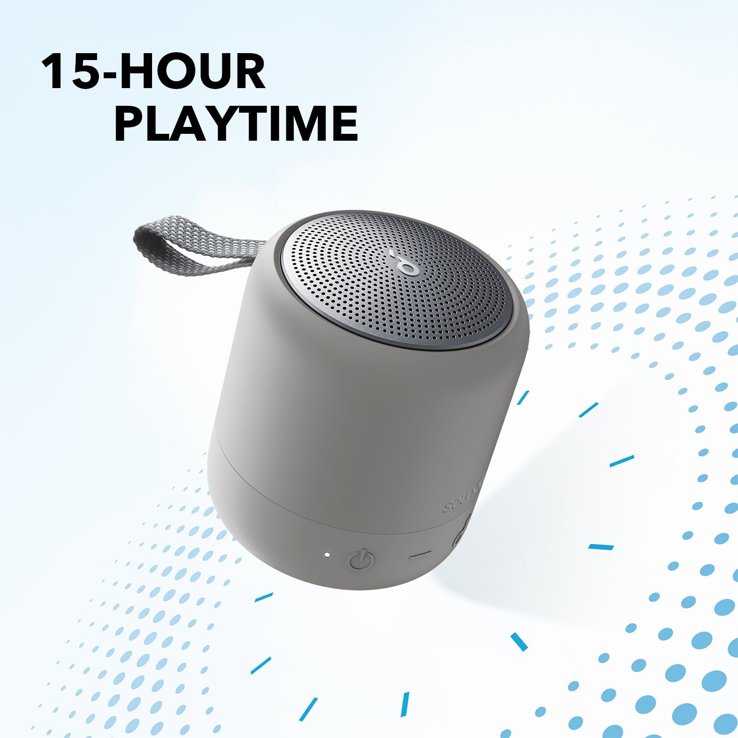 soundcore mini speaker for 15-hour playtime