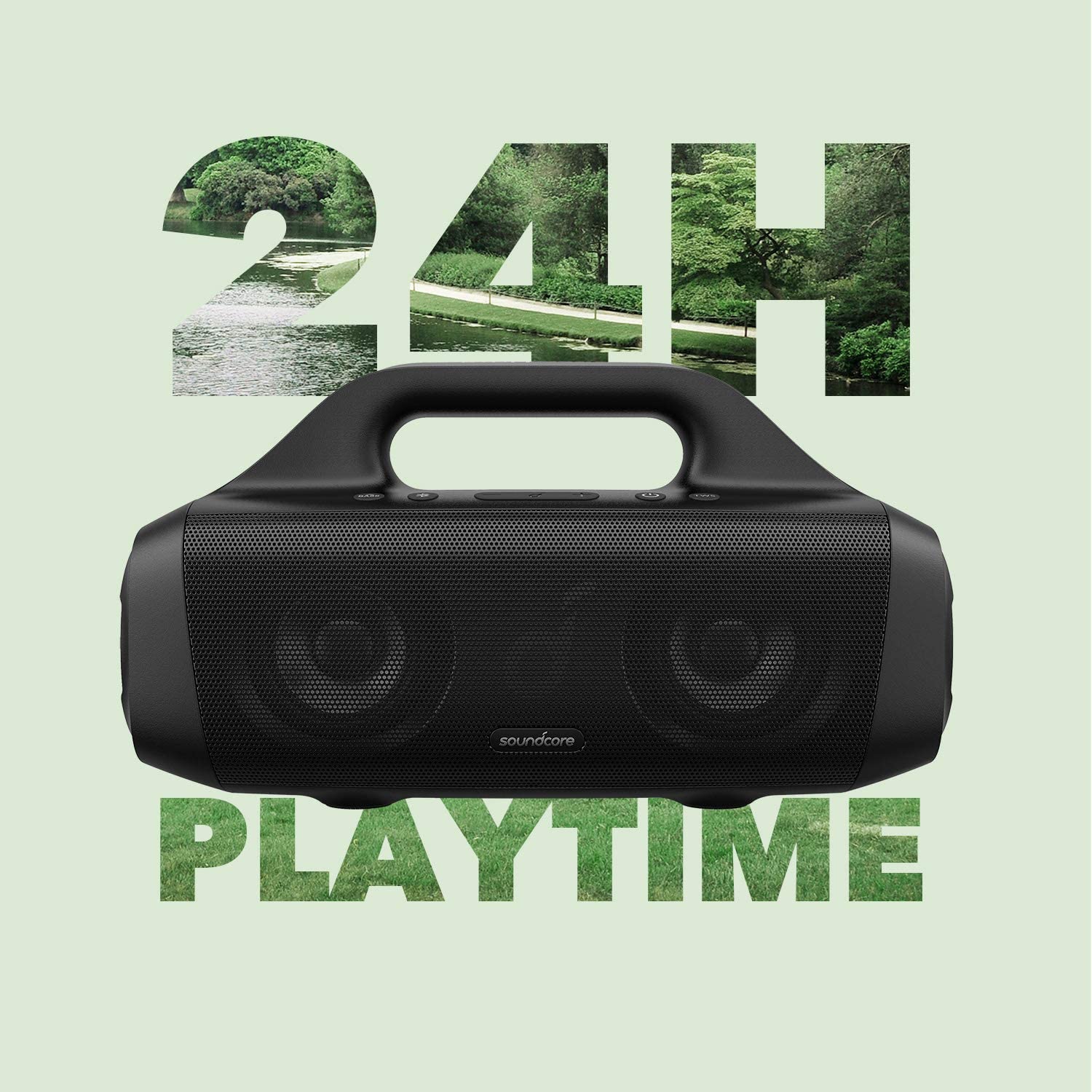 soundcore speaker with 24H playtime for outdoor use