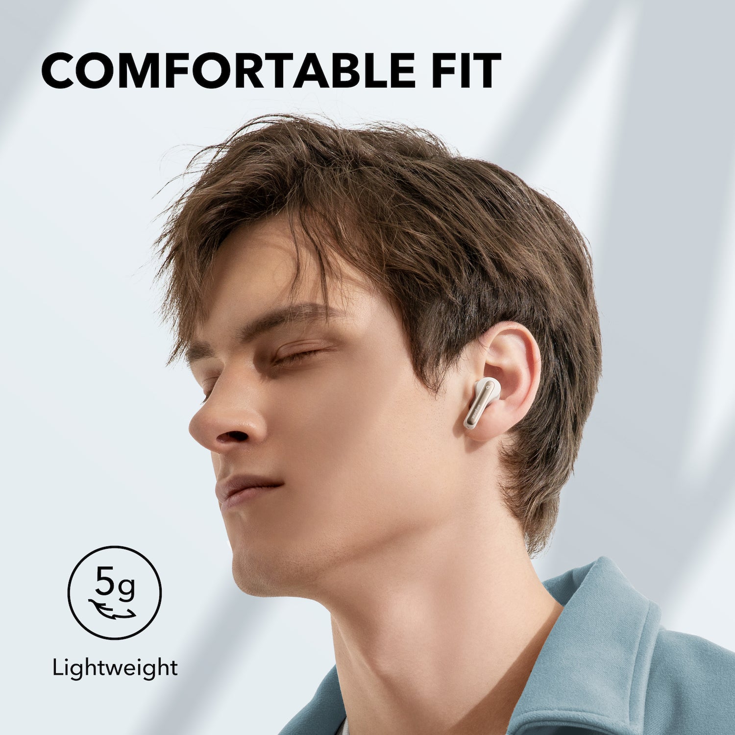 soundcore earbuds with lightweight fit for daily use