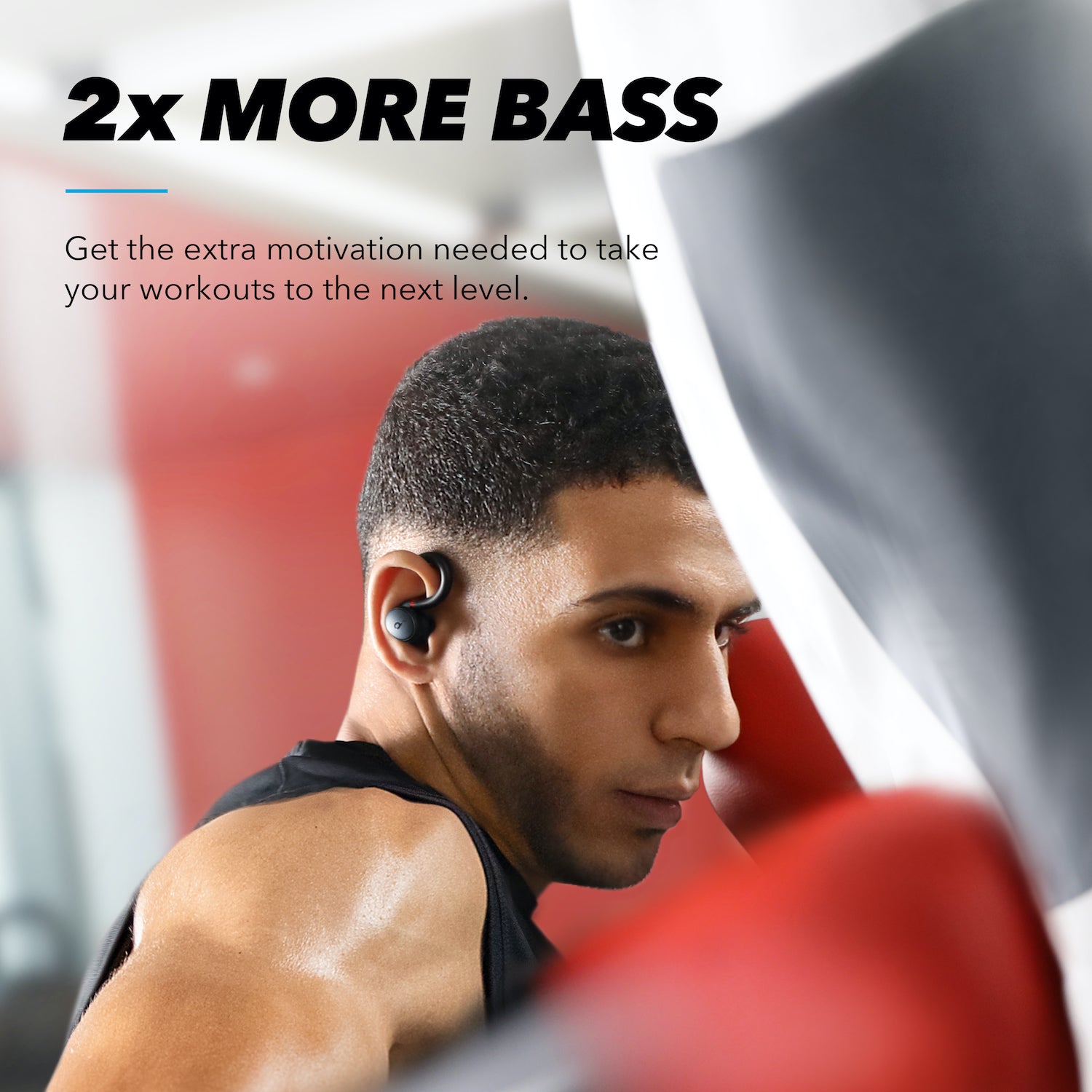 soundcore Sport X10 True Wireless Bluetooth Earbuds with Rotatable Hooks,  Deep Bass, IPX7 Waterproof, Fast Charge - For Gym, Running