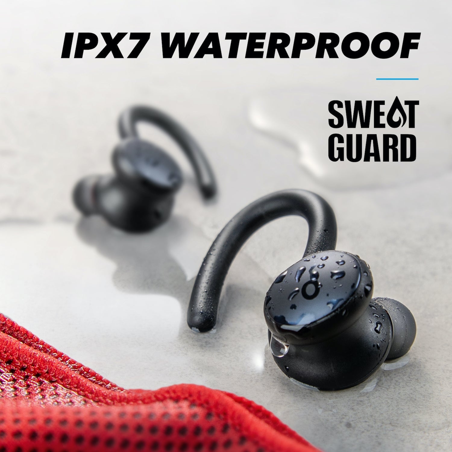 True wireless earbuds discount noise cancelling waterproof